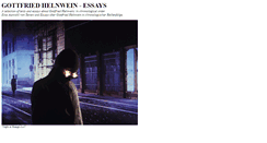 Desktop Screenshot of gottfried-helnwein-essays.com
